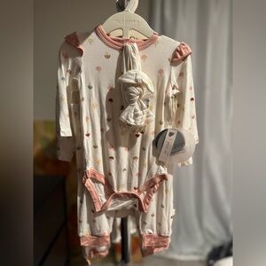 Milkberry Bamboo Mushroom Print Set